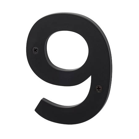 Sure-Loc Hardware Sure-Loc Hardware Zinc House Number 5, No. 9, Flat Black HN5-9 FBL